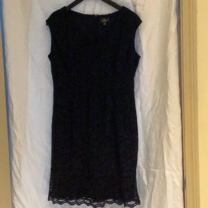 Navy Blue Special Blue Lace Dress
